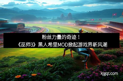 粉丝力量的奇迹！《巫师3》黑人希里MOD掀起游戏界新风潮